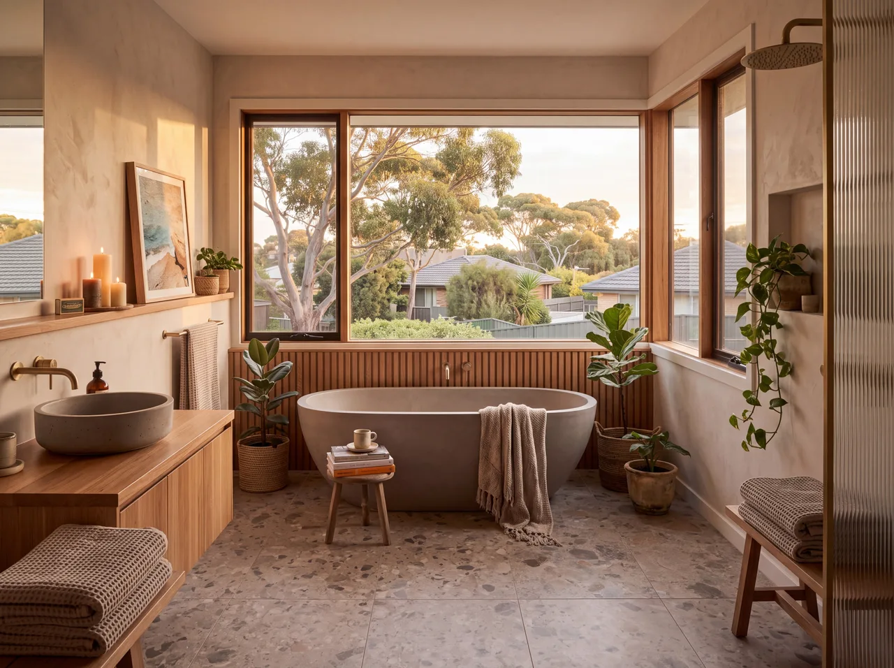 Strata 612 Matt, Earth · Bathroom