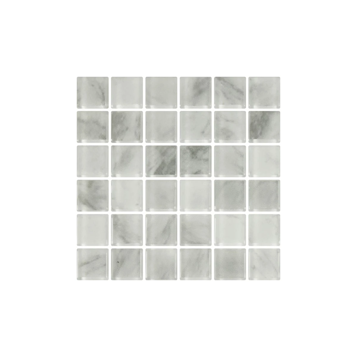Auronzo 20 Carrara White Glass