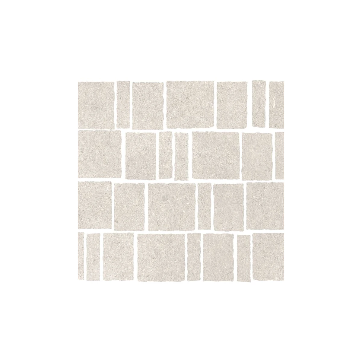 Fontana Feature mosaic Stone Beige matt tumbled natural stone tile