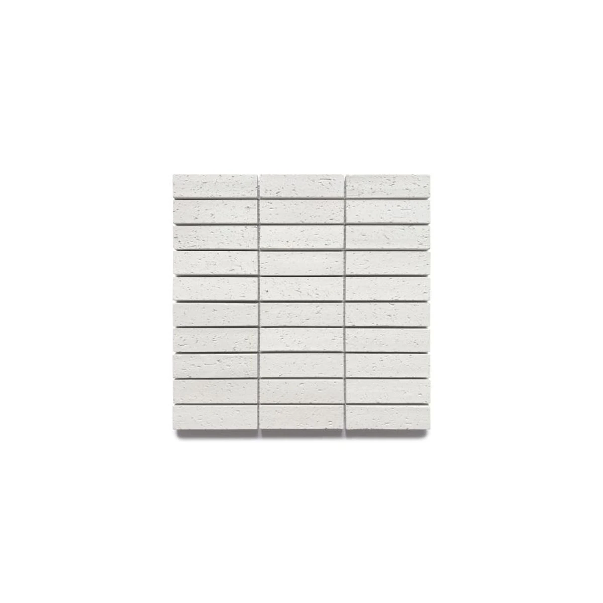 Miramare feature White satin matt tile